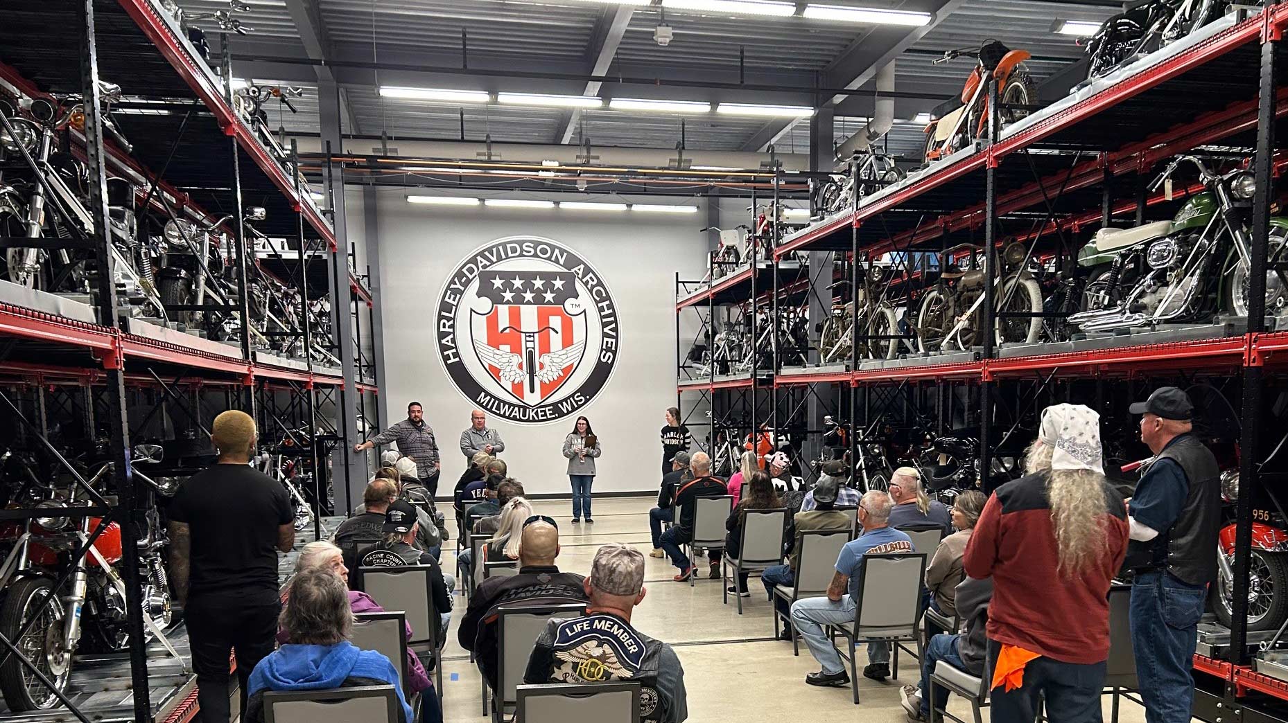 Le Harley-Davidson Museum a ouvert ses portes lors de la Journée des archives américaines
