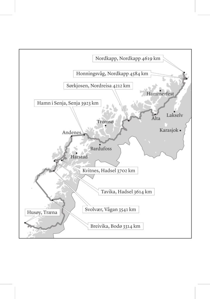 A map of Norway 1.