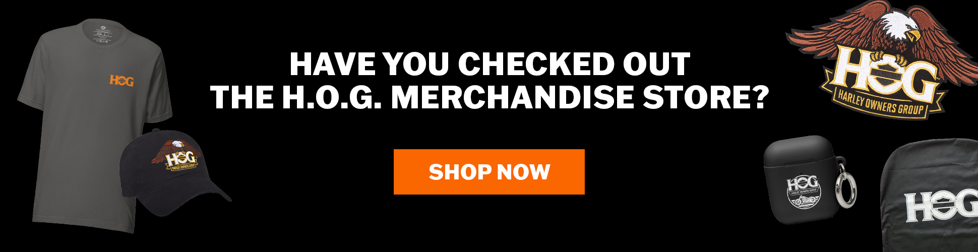 Merchandise shop banner