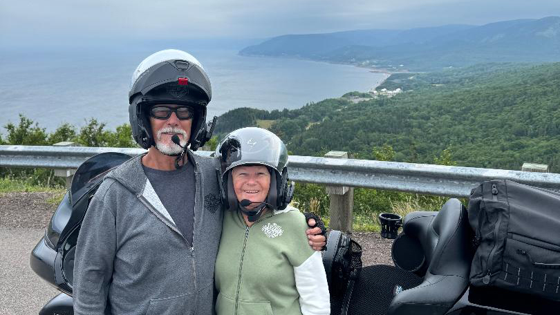 Riding together…